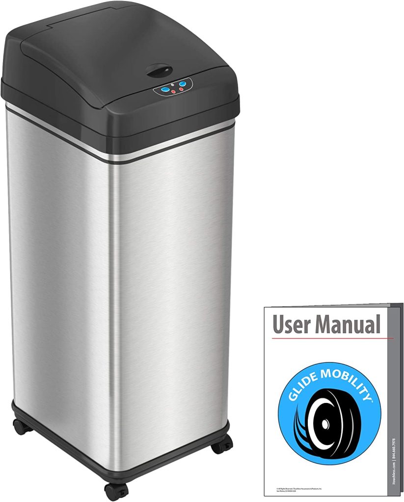 87 Litre Automatic Kitchen Stainless Steel Dustbin dustbin manufacturer