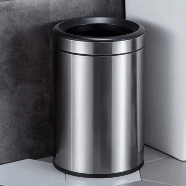 10L Stainless Steel Open Top Trash