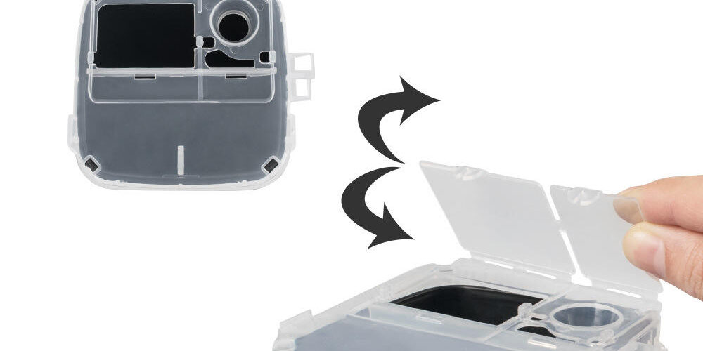 Large plastic medical waste bin