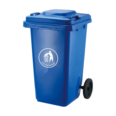 Large plastic medical waste bin