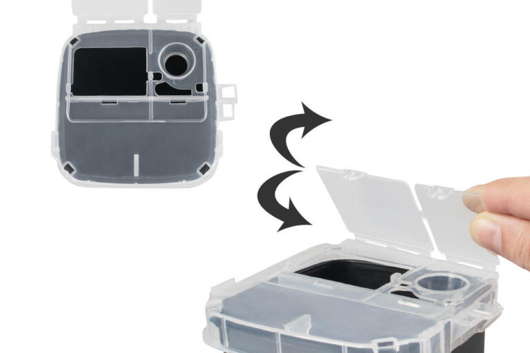 Large plastic medical waste bin