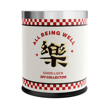 Cute cartoon leather trash bin