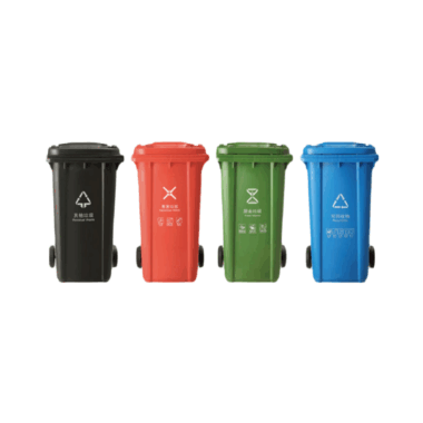 240L plastic wheelie bin