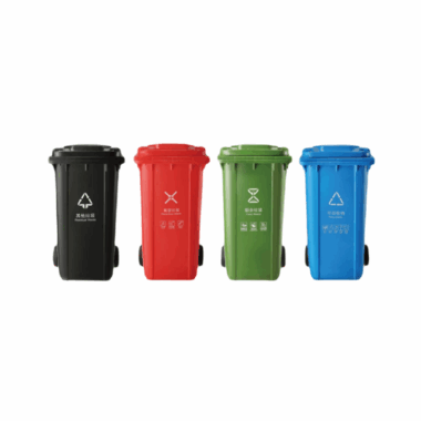 240L plastic wheelie bin