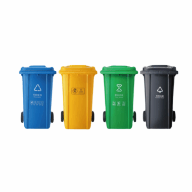 240L plastic wheelie bin