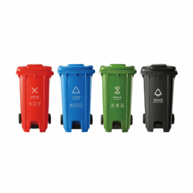 240L plastic wheelie bin
