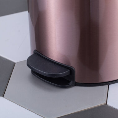  5L Stainless Steel Circular Pedal Trash Can