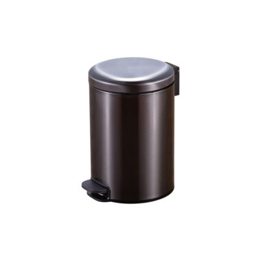  5L Stainless Steel Circular Pedal Trash Can