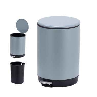 5L Round Stainless Steel Pedal Trash 