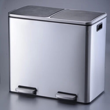 60L Stainless Steel Step Pedal Bin
