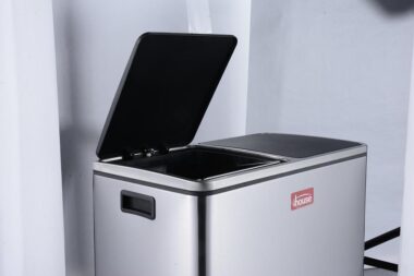 60L Stainless Steel Step Pedal Bin