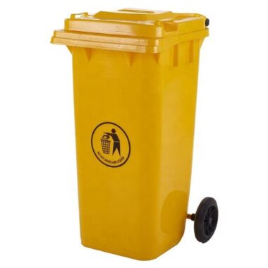 RFID waste bin with wheels