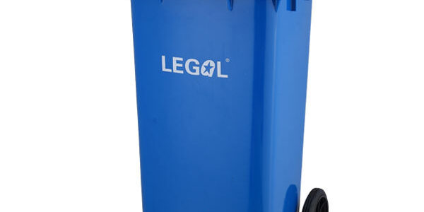 RFID waste bin with wheels
