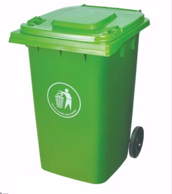 RFID waste bin with wheels