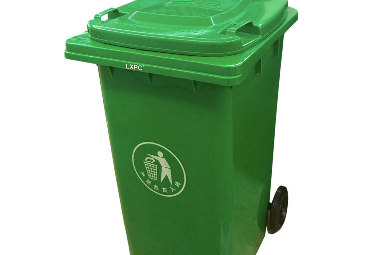 240L plastic outdoor wheelie bin