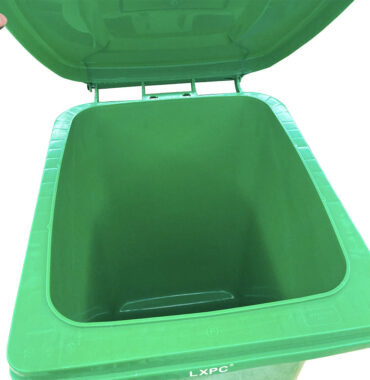  240L plastic outdoor wheelie bin