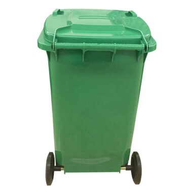  240L plastic outdoor wheelie bin