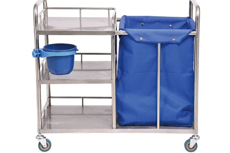 High Quality Hospital Medical Waste Cart with Medical Waste Container for Safe Disposal (7) Hospital Medical Waste Cart