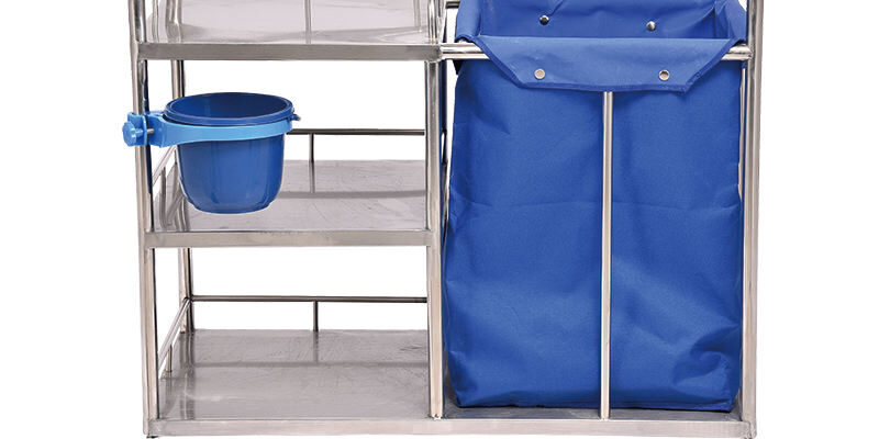 High Quality Hospital Medical Waste Cart with Medical Waste Container for Safe Disposal (7) Hospital Medical Waste Cart