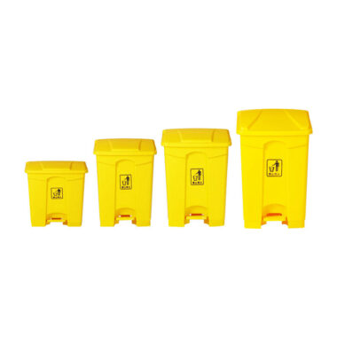 18-Gallon Medical Waste Bin with Pedal and Lid