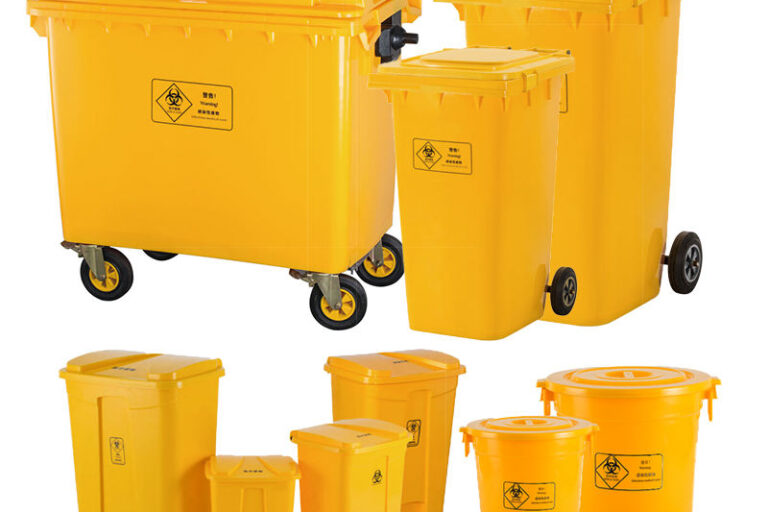 Yellow Medical Waste Bin