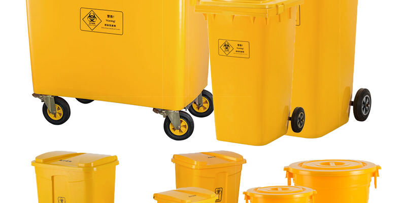 Yellow Medical Waste Bin