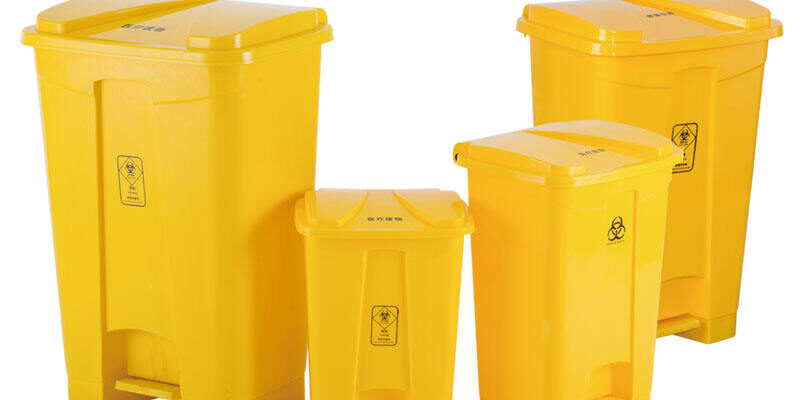 Yellow Medical Waste Bin