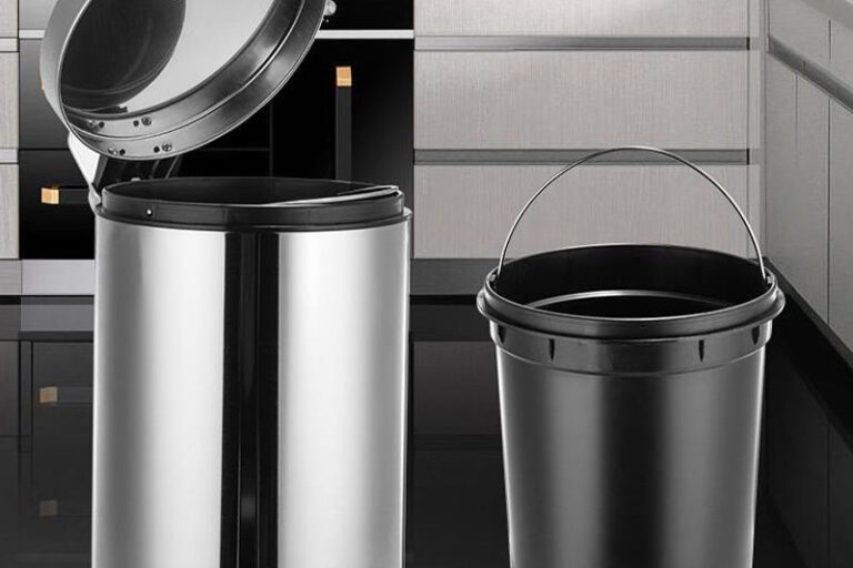 Hot Selling Stainless Steel Pedal Dust Bin – 3L, 5L & 12L Kitchen & Bathroom Trash Can (1) Stainless Steel Pedal Dust Bin