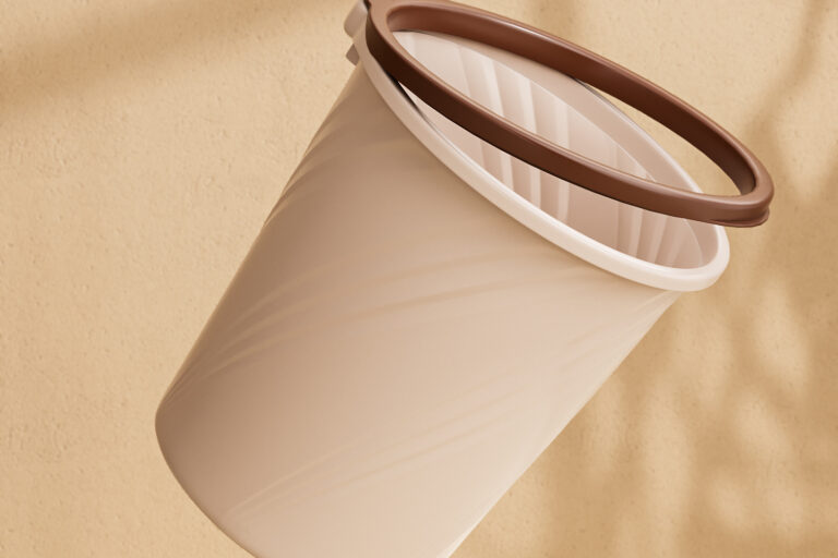 Modern Large Capacity Sanitary Bin for Bathroom, Luxury Home Waste Bin with Ring Press Lid (1) Large capacity luxury sanitary bin