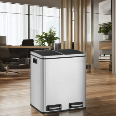 Rectangular Stainless Steel Sensor Trash