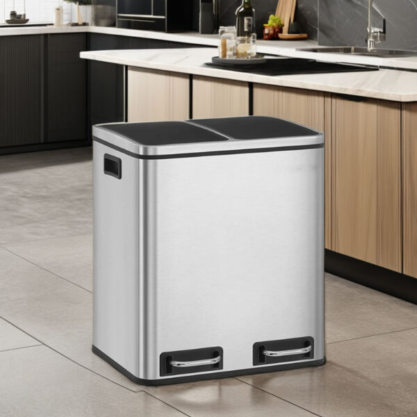 Rectangular Stainless Steel Sensor Trash