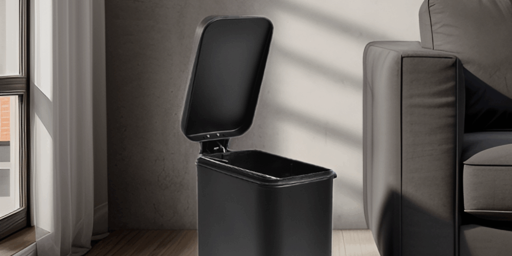 5L Stainless Steel Foot Pedal Trash Can