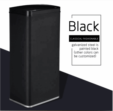 Stainless Steel Two-Compartment Trash Bin