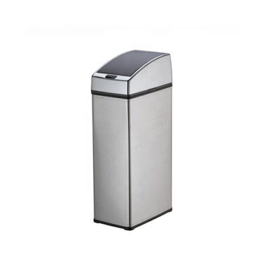 Stainless Steel Two-Compartment Trash Bin