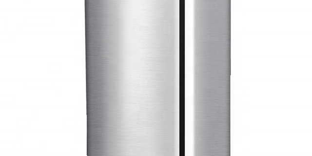 Stainless Steel Two-Compartment Trash Bin