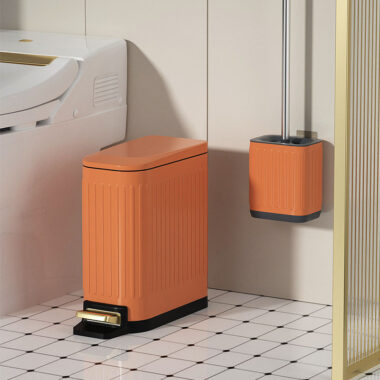 Stainless Steel Bathroom Trash Can