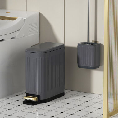Stainless Steel Bathroom Trash Can