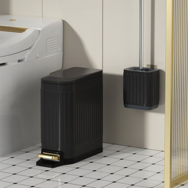 Stainless Steel Bathroom Trash Can