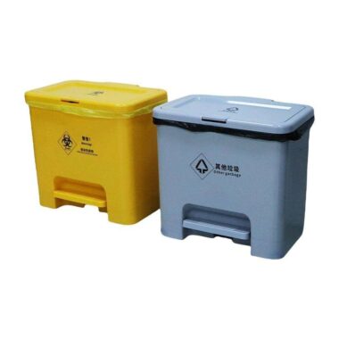 medical waste bin with foot pedal