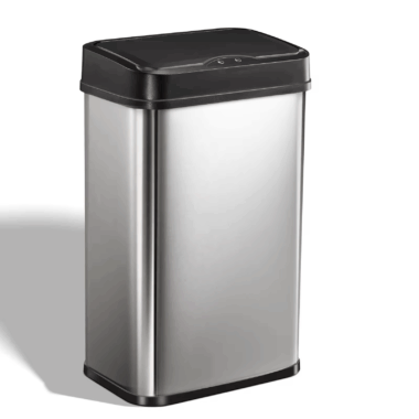 stainless steel automatic sensor trash can