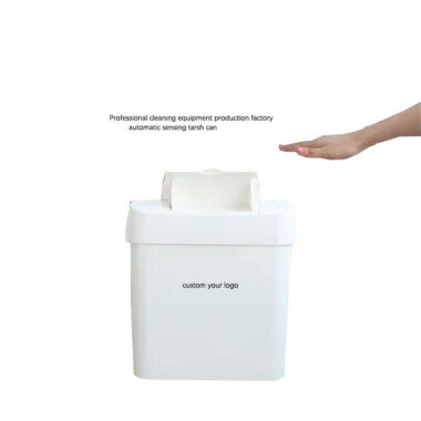 Automatic Lid Plastic Trash Can