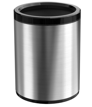 stainless steel waste bin modern design