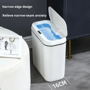 Smart Induction Trash Can with LED Light