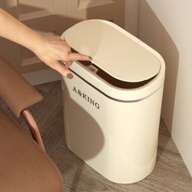 Narrow Slit Plastic Trash Bin