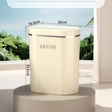 Narrow Slit Plastic Trash Bin