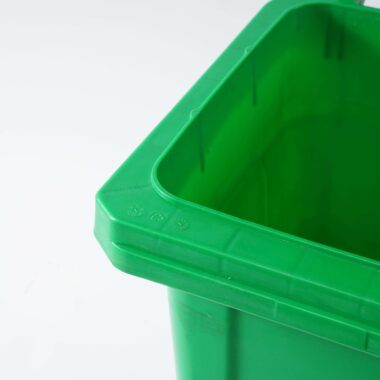 Outdoor recycling wheelie bins