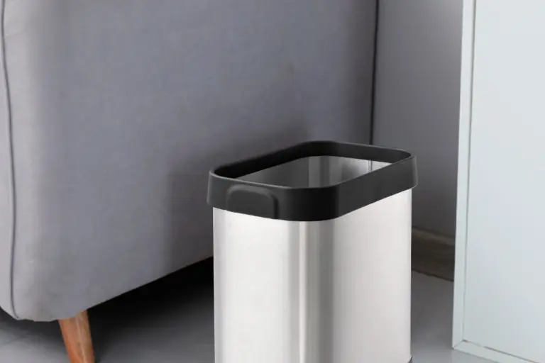 Stainless steel rectangle waste bin